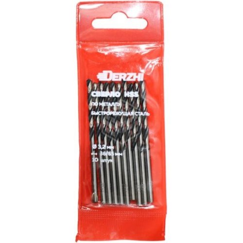 Сверло по металлу Derzhi, HSS, 3,5x39x70 мм (1 шт.)  картинка